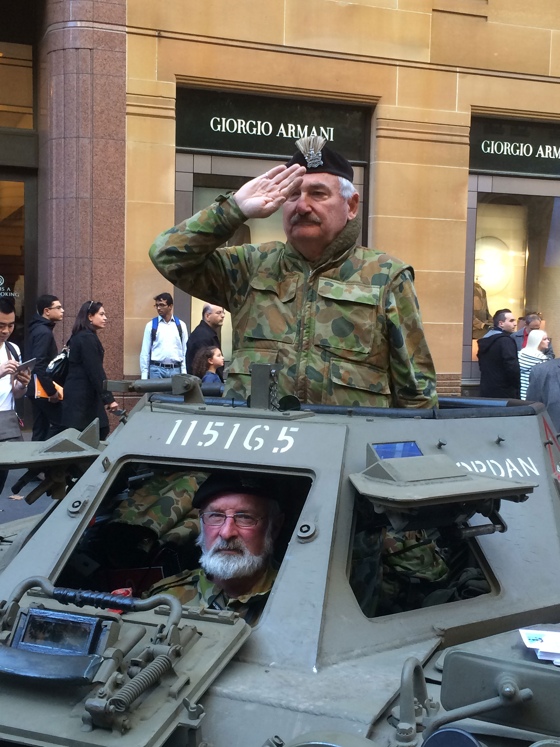 Martin Place Cenotaph Wreath Laying Ceremony. May 2015